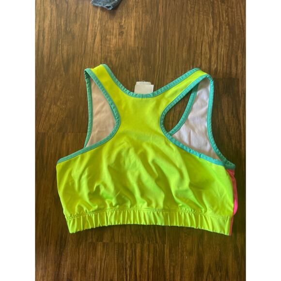 Womens large color block sports bra - Picture 2 of 3